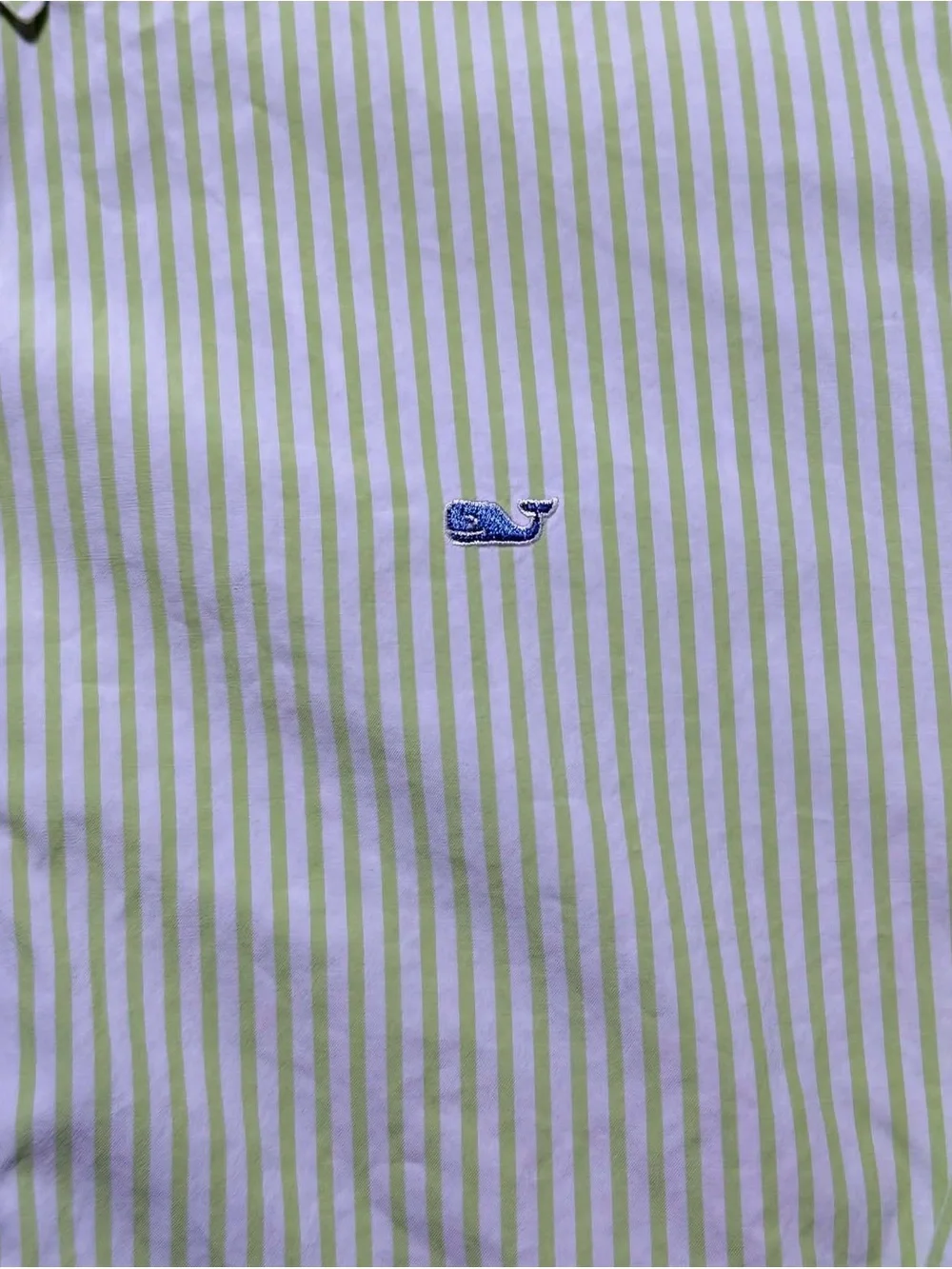 Vineyard Vines Striped Button-Down Shirts in Lavender and Light Green